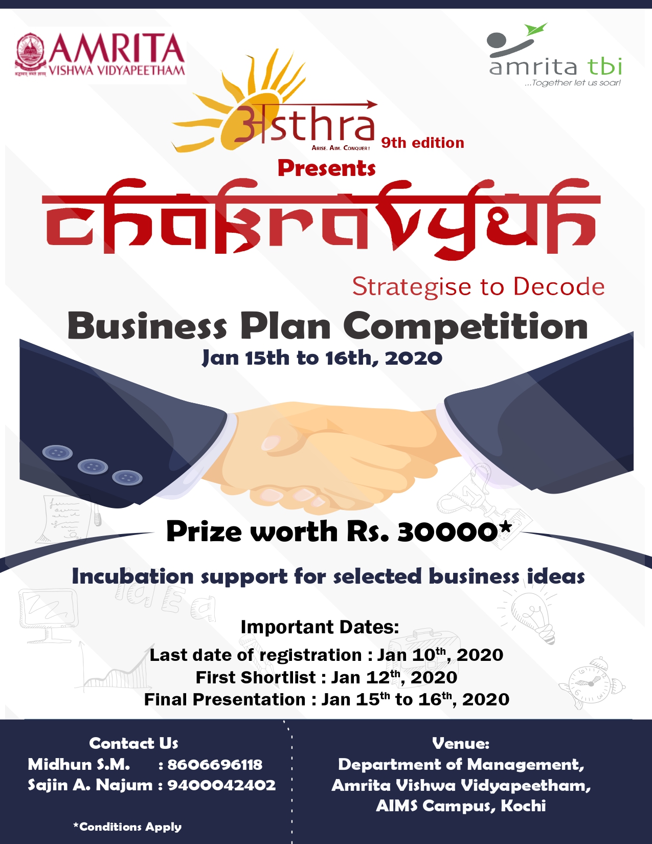 CHAKRAVYUH 2020 Business Plan Competition